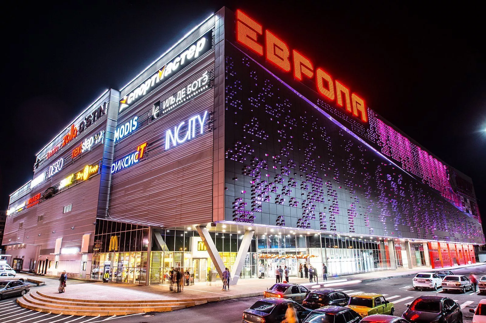 Лазерное сканирование «ТРЦ «Европа» в  Тольятти